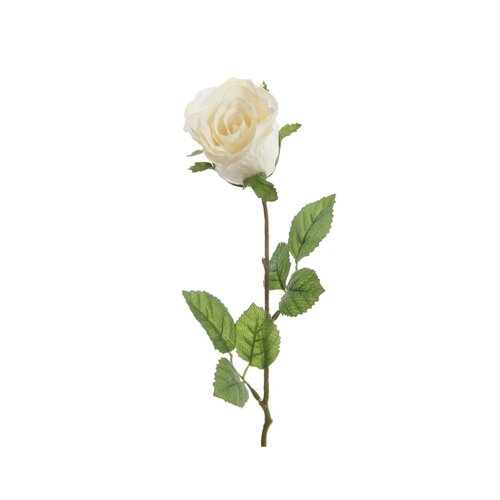 Umelá Ruža biela, 45 cm