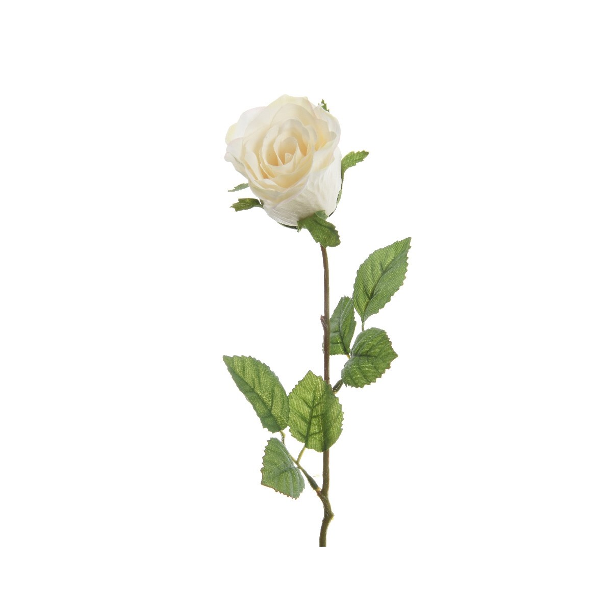 Umelá ruža biela, 45 cm