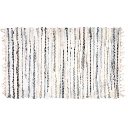 Teppich Denim gestreift, 60 x 90 cm