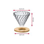 Filtru de cafea din sticlă Westmark BRASILIA