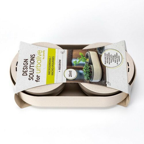 Plastia Velká farma Microgreens+Regrow, slonovinas kavno usedlino