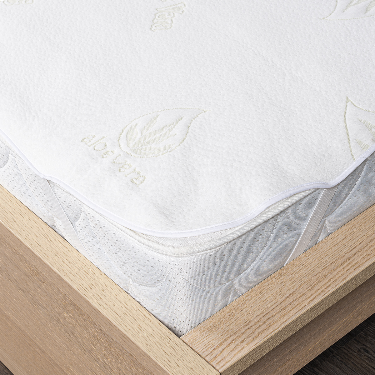 Protecție saltea 4Home Aloe Vera impermeabilă cu elastic, 160 x 200 cm, 160 x 200 cm
