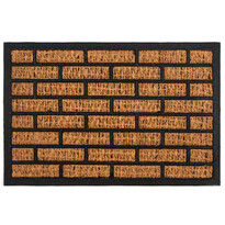 Кокосовий килимок для дверей Brick, 40 x 60 см