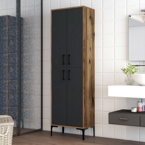 Berlin Walnut és Anthracite szekrény