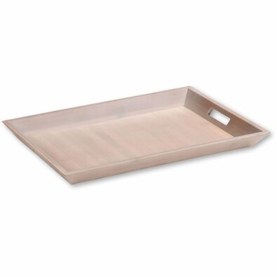 Kesper 57507 Servirni pladenj iz bambusa, bel, 52x 33 cm