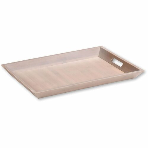 Kesper 57507 Servirni pladenj iz bambusa, bel, 52x 33 cm