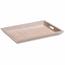 Kesper 57507 Servirni pladenj iz bambusa, bel, 52x 33 cm
