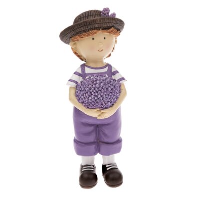 Dekoracija Lavanda deček, 5 x 13 x 5 cm, poliresin