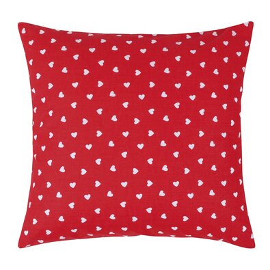Bellatex Kissen Adela Herzen Rot, 40 x 40 cm