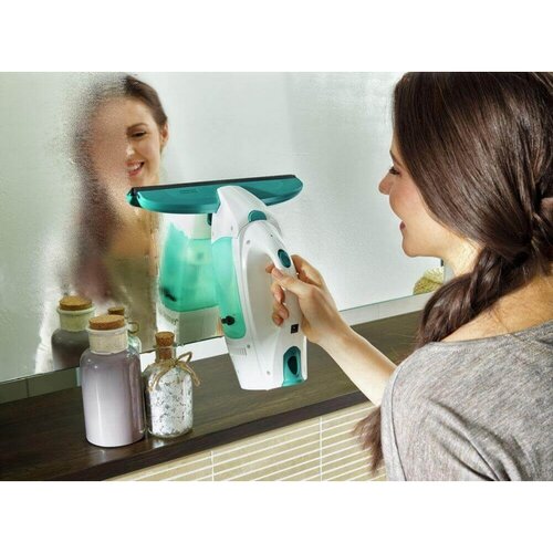 Leifheit Window Cleaner odkurzacz do okien 51003 + drążek 43 cm + mop do okien