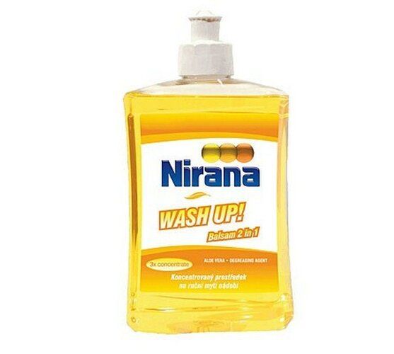 Prostředek na mytí nádobí NIRANA Wash up 500 ml