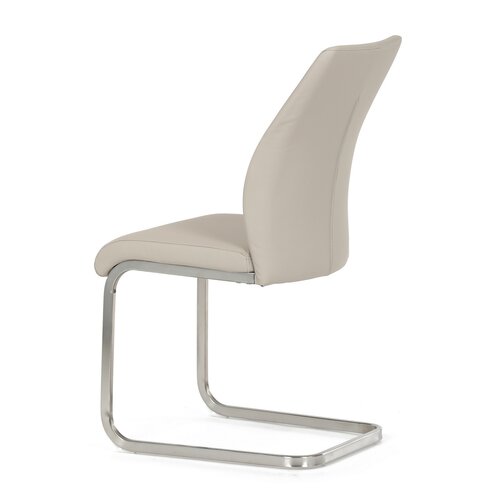 Scaun din piele ecologică DCL-D1277 CRM, crem