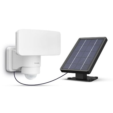 Philips Tylus UltraEfficient Security solar LEDreflektor, czujnik, biały, 6 W, 1000/50 lm, 5000 K