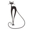 Wanddekoration aus Metall – Katze, 23 x 46,5 cm