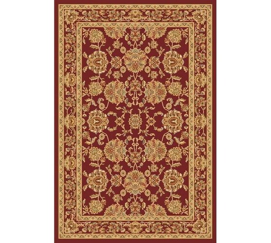 Kusový koberec Malaga Klasik, hnědý se vzorem