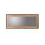 Ogledalo Idea Black and Atlantic Pine, 110 cm