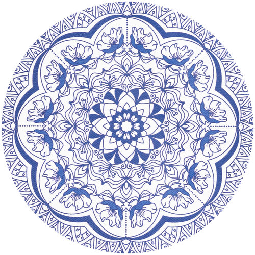 Podkładka Iva Kwiat niebieski, 38  cm