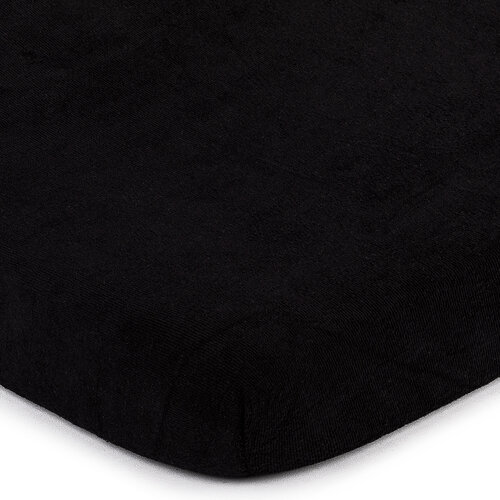 Cearşaf de pat 4Home jersey, negru, 180 x 200 cm