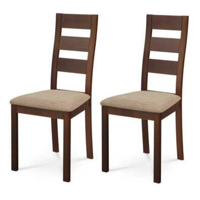 Súprava  jedálenských stoličiek BC-2603, orech, 2 ks