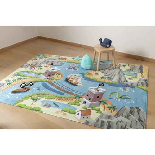 Detský koberec Ultra Soft Tresure Island, 90 x 130 cm