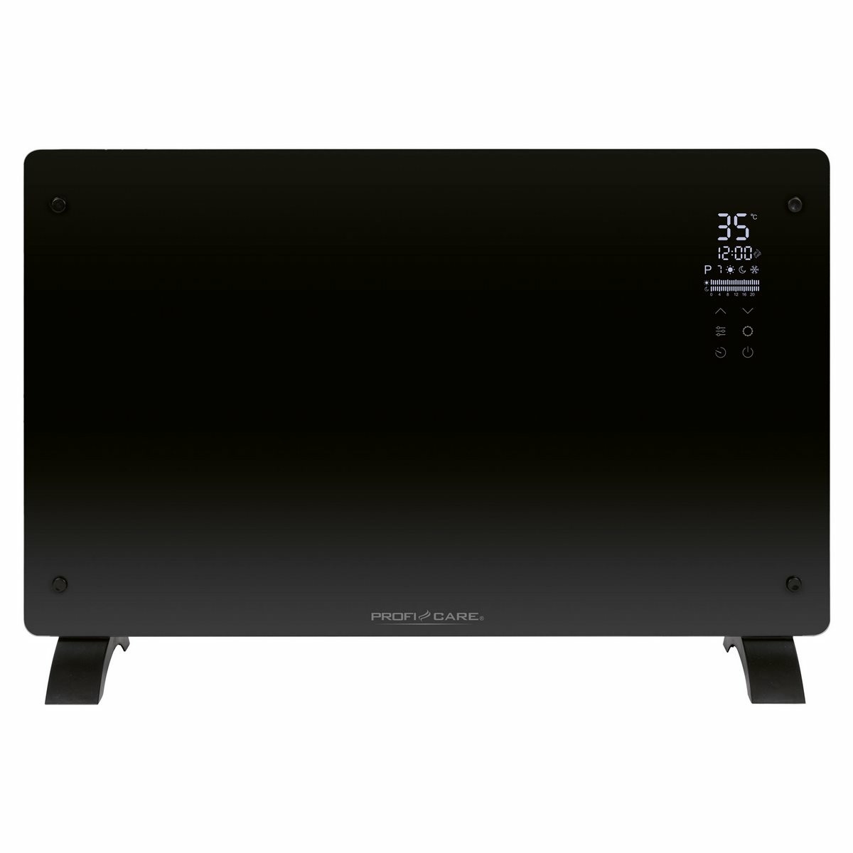ProfiCare GKH 3119 üvegkonvektor 2000 W, fekete, fekete termék 2. képe