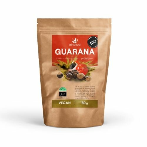 Obrázok ALLNATURE Guarana prášok Bio 80 g