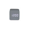 Karlsson 5982GY dizajnové LED hodiny s budíkom sivá, 7 cm