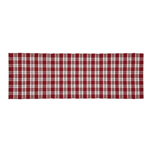 Tekal Happy check bordo/črna, 30 x 90 cm