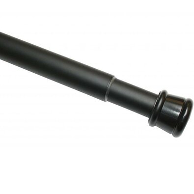 Bară de împrăștiere 26/23 mm negru mat , 125 - 220cm