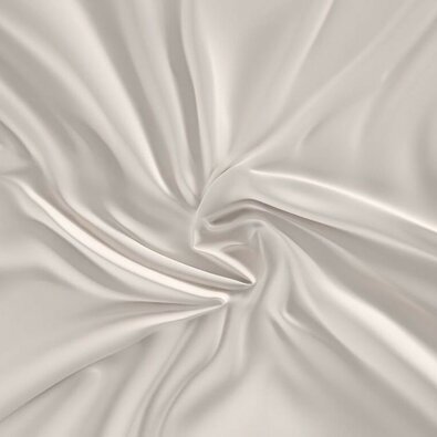 Простирадло Kvalitex Сатинове простирадло Luxurycollection біле, 120 x 200 см + 15 см