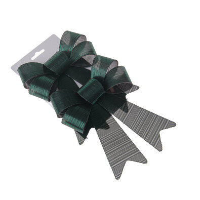 Karácsonyi masni szett 14 x 20 cm, zöld, 2 db