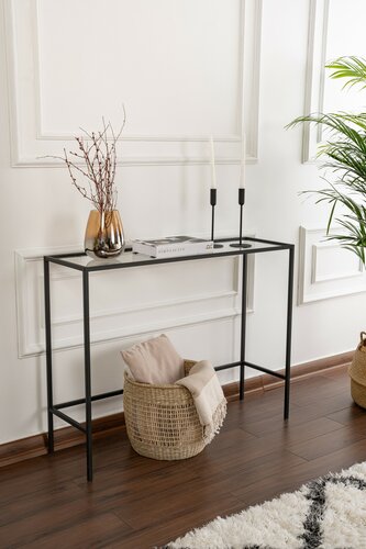 Tabelul decorativ Canvas negru