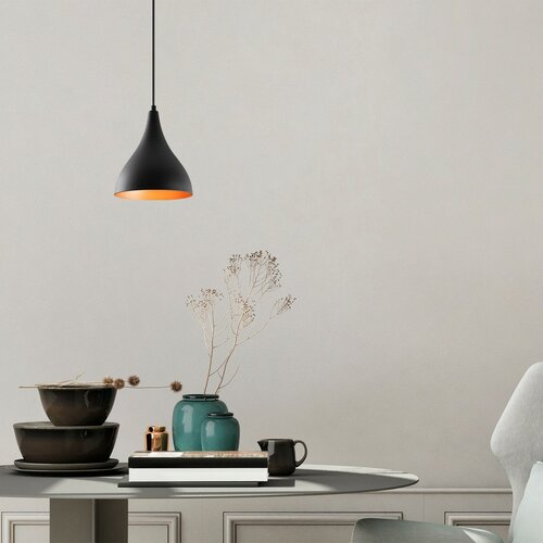 Lampa wisząca Berceste - N-1395, czarna