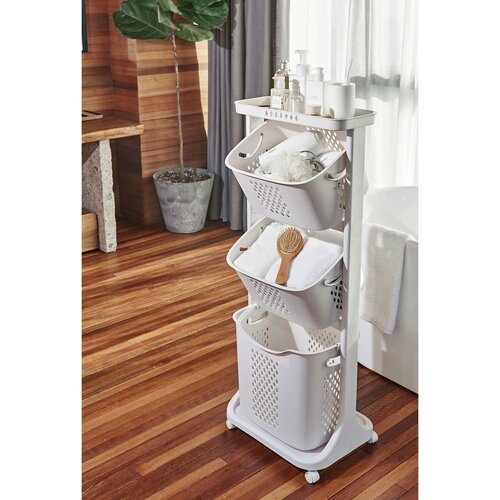 4Home Univerzalni zaboji za shranjevanje na kolesih TRIS, 3 nivoji