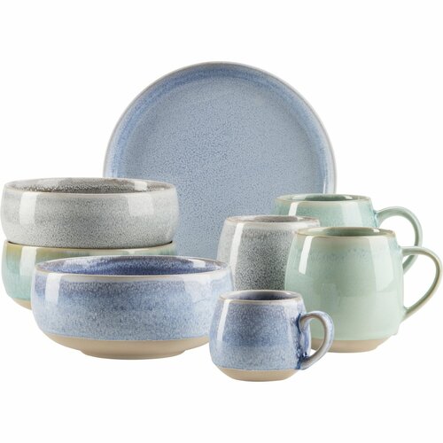 Mäser Set 4 jušnih skodelic AQUATA – 14 cm, zelene