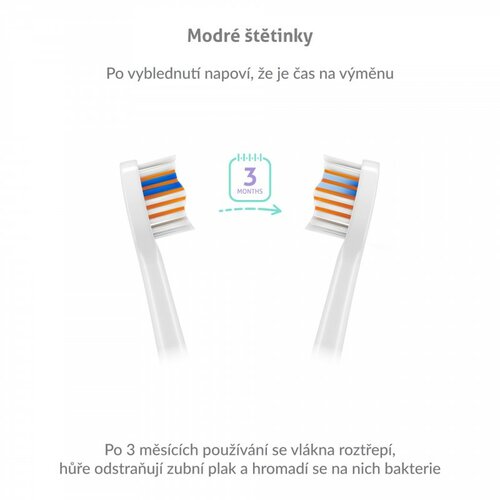 TrueLife cserefejek SonicBrush Compact -sorozatúfejekhez Fehérítés fehér, 2 db