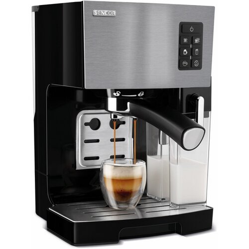 Sencor SES 4050SS espresso pákové, nerez