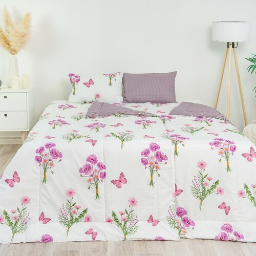Stanex CLASSIC poletni komplet Jaro vijolična, 140x 200 cm, 40 x 60 cm