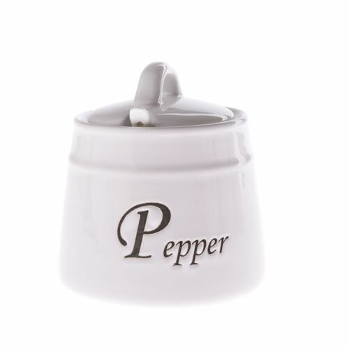 Keramična posoda za poper Pepper z žličko, 430 ml