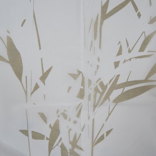 Závěs s poutky Philip bambusový list, 135 x 245 cm