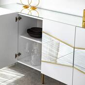 Szafka Nice White and Gold