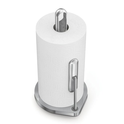 Simplehuman Papierhandtuchspender mit Dosierer für Reinigungsmittel, Edelstahl