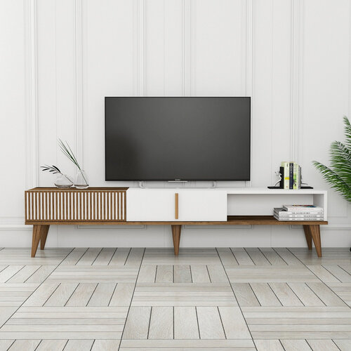 TV stolík Milan Alt White