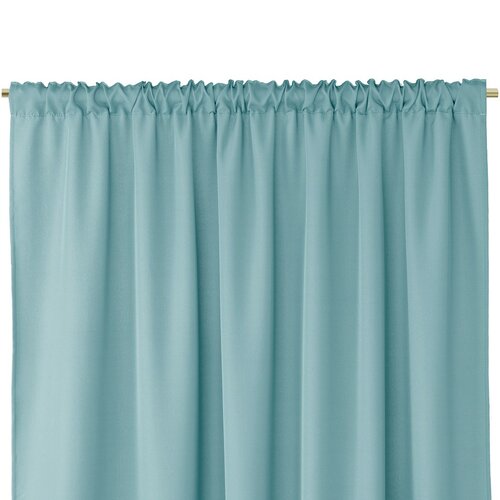 Restilo Oxford Pleat függöny, kék, 140 x 250 cm