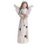 Keramický LED anjel Nativity I, 32 cm