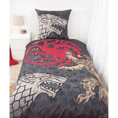 Herding Pamut ágynemű Game of Thrones, 135 x 200cm, 80 x 80 cm