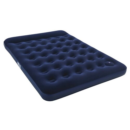 Bestway Замшевий надувний матрац з ножним насосом, 203 x 152 x 28 см