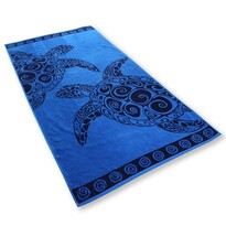 DecoKing Ręcznik plażowy Navy Turtle, 90 x 180 cm DecoKing Ręcznik plażowy Navy Turtle, 90 x 180 cm