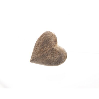 InDecor Серце з мангового дерева, 5 x 5 см