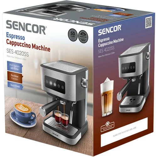 Sencor SES 4020SS espresso pákové